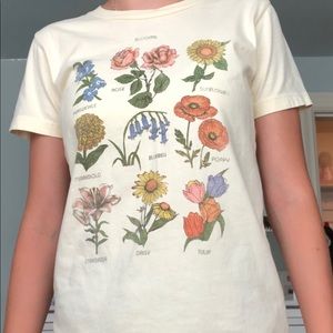 Urban Outfitters Flower Graphic T